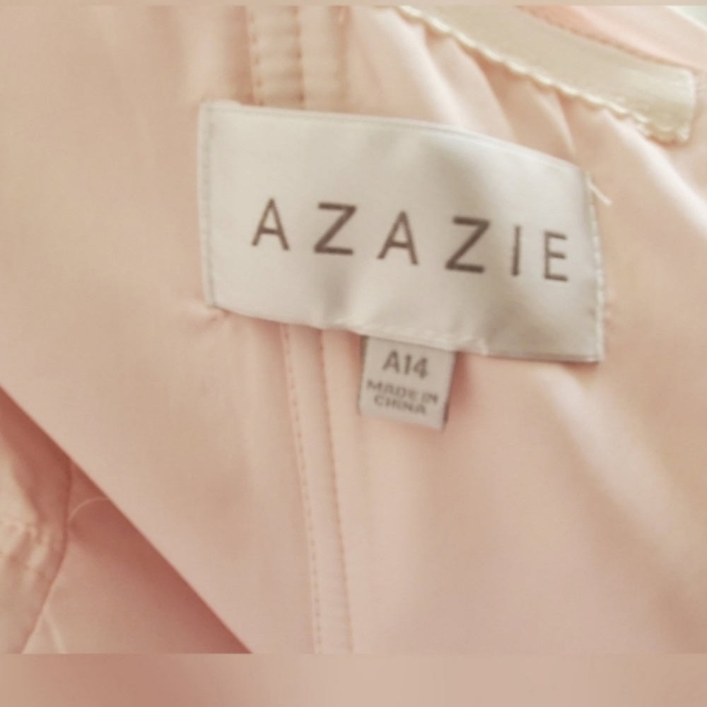 NEW Azazie Bridesmaid Gown. Blush Pink. Size 14. - Picture 6 of 10